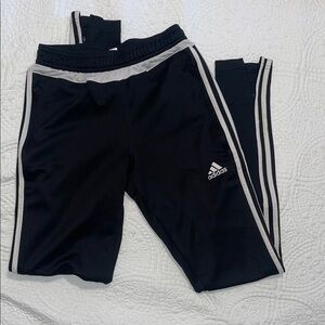 Adidas Black and White Joggers